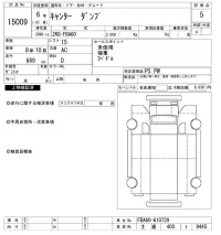 Mitsubishi CANTER лот № 15009 оценка 5  с аукциона в Японии 10