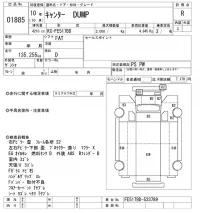 Mitsubishi CANTER лот № 1885 оценка R  с аукциона в Японии 10