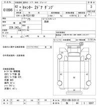 Mitsubishi CANTER лот № 1896 оценка 3  с аукциона в Японии 10