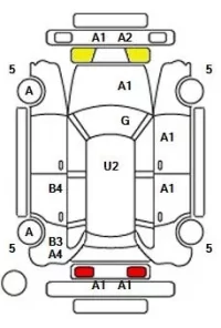 Audi Q2 лот № 33520 оценка 3.5  с аукциона в Японии 11