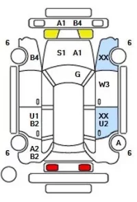 Honda VEZEL лот № 25063 оценка 3.5  с аукциона в Японии 11