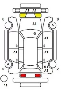 Audi A1 лот № 36013 оценка 4.5  с аукциона в Японии 11