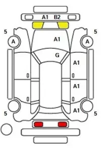 Audi RS6 лот № 36020 оценка 4.5  с аукциона в Японии 11