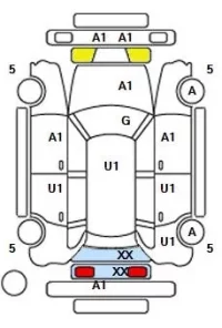 Lexus RX лот № 36023 оценка R  с аукциона в Японии 9