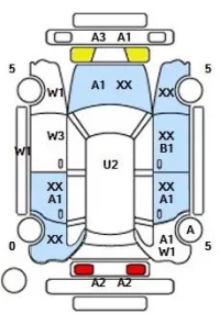 Subaru XV лот № 25203 оценка R  с аукциона в Японии 11