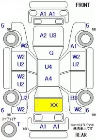 Honda STEP WAGON лот № 19044 оценка 3  с аукциона в Японии 5