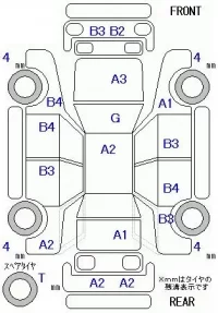 Honda MOBILIO лот № 19107 оценка 3  с аукциона в Японии 5