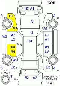 Toyota FUNCARGO лот № 19117 оценка 3  с аукциона в Японии 5