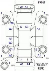 Nissan MARCH лот № 19187 оценка 3  с аукциона в Японии 5