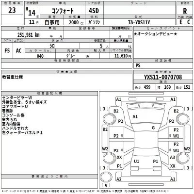 Toyota COMFORT  с аукциона в Японии