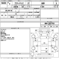 Honda ACTY TRUCK лот № 9049 оценка 3  с аукциона в Японии 2