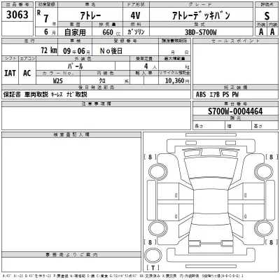 Daihatsu ATRAI VAN  с аукциона в Японии