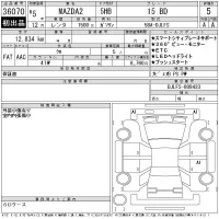 Mazda MAZDA2 лот № 36070 оценка 5  с аукциона в Японии 11