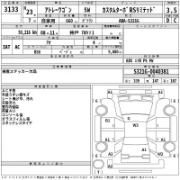 Daihatsu Atrai Wagon лот № 3133 оценка 3.5  с аукциона в Японии 2