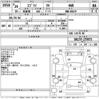 Suzuki EVERY лот № 3058 оценка RA  с аукциона в Японии 2