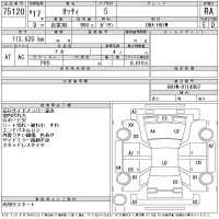 Nissan OTTI лот № 75120 оценка RA  с аукциона в Японии 11