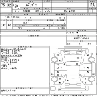 Mazda AZ WAGON лот № 75132 оценка RA  с аукциона в Японии 9