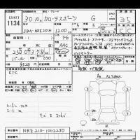 Toyota COROLLA SPORT лот № 1134 оценка 3.5  с аукциона в Японии 10