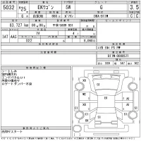 Mitsubishi EK WAGON лот № 5032 оценка 3.5  с аукциона в Японии 11