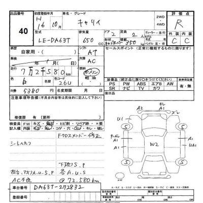 Suzuki CARRY TRUCK  с аукциона в Японии
