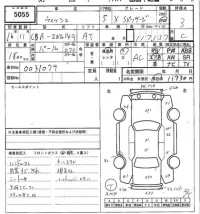 Toyota WISH лот № 5055 оценка 3  с аукциона в Японии 7