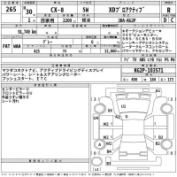 Mazda CX-8 лот № 265 оценка R  с аукциона в Японии 2