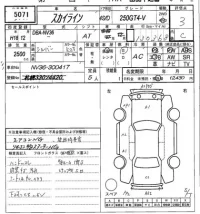 Nissan SKYLINE лот № 5071 оценка 3  с аукциона в Японии 4