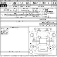 BMW 4-Series лот № 38052 оценка 3.5  с аукциона в Японии 11