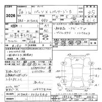Toyota PASSO лот № 3026 оценка 3.5  с аукциона в Японии 9