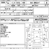 Mercedes-Benz AMG лот № 5004 оценка R  с аукциона в Японии 2