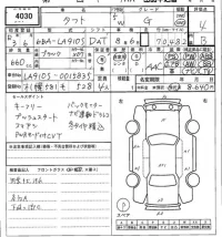 Daihatsu TAFT лот № 4030 оценка 4  с аукциона в Японии 7