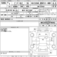 Mercedes-Benz GLC CLASS лот № 5006 оценка 4.5  с аукциона в Японии 2
