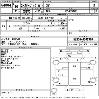 Toyota COASTER  с аукциона в Японии