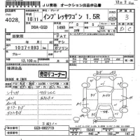 Subaru IMPREZA лот № 4028 оценка 3  с аукциона в Японии 6