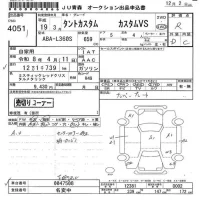 Daihatsu TANTO лот № 4051 оценка R  с аукциона в Японии 6