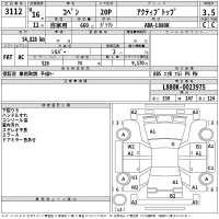Daihatsu Copen лот № 3112 оценка 3.5  с аукциона в Японии 2