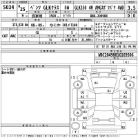 Mercedes-Benz GLK CLASS лот № 5034 оценка 3.5  с аукциона в Японии 2