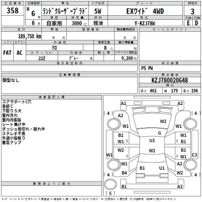 Toyota LAND CRUISER PRADO  с аукциона в Японии
