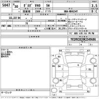 Volvo V40 лот № 5047 оценка 3.5  с аукциона в Японии 2
