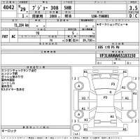 Peugeot 308 лот № 4042 оценка 3.5  с аукциона в Японии 2