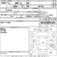 BMW i3 лот № 5049 оценка 3.5  с аукциона в Японии 2