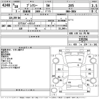 Mazda PREMACY лот № 4248 оценка 3.5  с аукциона в Японии 2