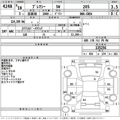 Mazda PREMACY  с аукциона в Японии