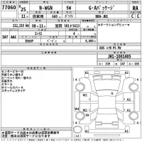 Honda N WGN лот № 77060 оценка RA  с аукциона в Японии 2