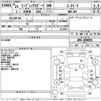 Subaru IMPREZA лот № 33001 оценка 3.5  с аукциона в Японии 2