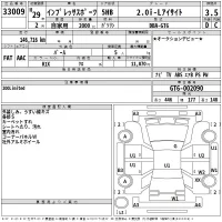 Subaru IMPREZA лот № 33009 оценка 3.5  с аукциона в Японии 2