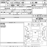 Subaru IMPREZA лот № 33016 оценка 4  с аукциона в Японии 2