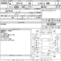 Subaru EXIGA лот № 33020 оценка 3  с аукциона в Японии 2