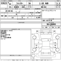 Subaru FORESTER лот № 33023 оценка 3.5  с аукциона в Японии 2