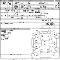 Nissan ELGRAND лот № 7059 оценка 3.5  с аукциона в Японии 2
